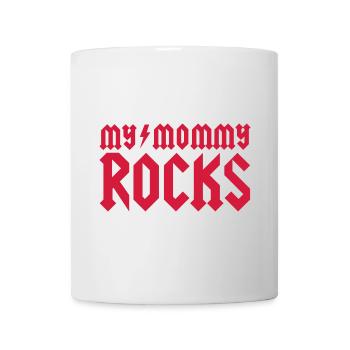 My mommy rocks - Mug blanc - blanc - Devant
