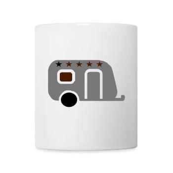 caravane - Mug blanc - blanc - Devant