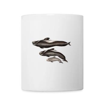 globicéphale - finned - globicéphale - Mug blanc - blanc - Devant