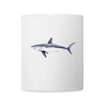 Tiburon cailon - Porbeagle shark- requin taupe - Mug - white - Front