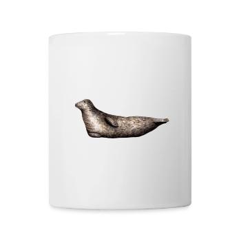 Phoque gris - phoque gris - gris Phoque - Mug blanc - blanc - Devant