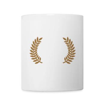 Laurel wreath honouring - Mug - white - Front