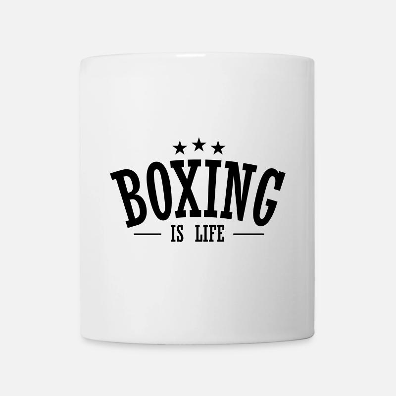Boxen ist Leben / Boxen ist Leben - Tasse - Weiß