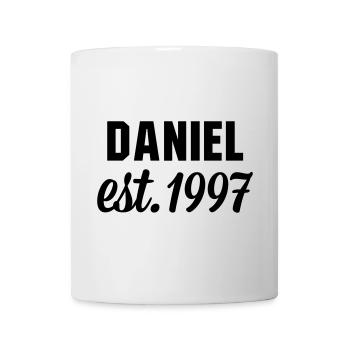 Daniel est 1997 - Tasse - Weiß - Vorne
