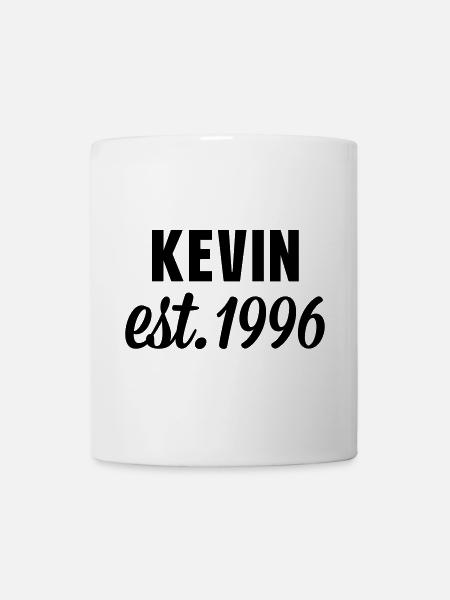 Kevin est 1996 - Tasse - Weiß