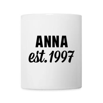 Anna est 1997 - Tasse - Weiß - Vorne