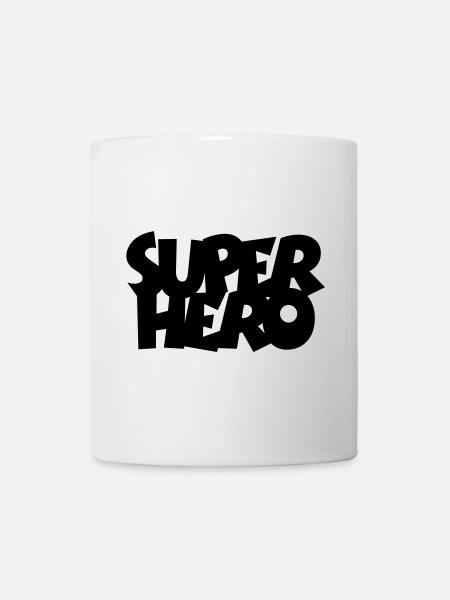 SUPERHERO - Mug blanc - blanc