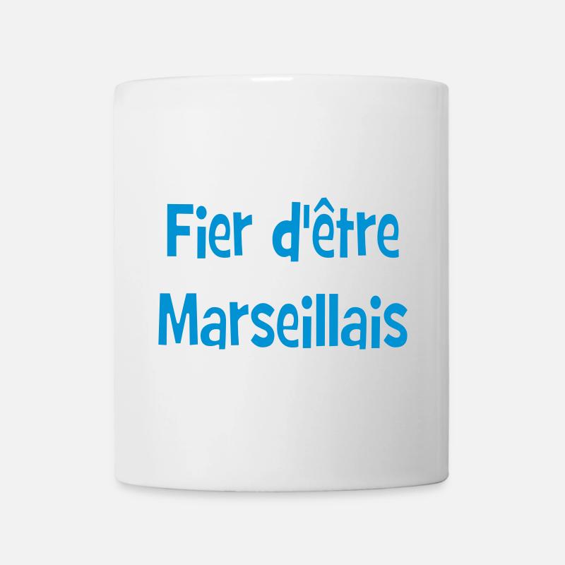 Fier d'être marseillais - Mug blanc - blanc
