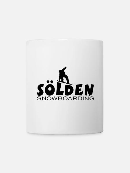 Sölden Snowboarding - Mug - white