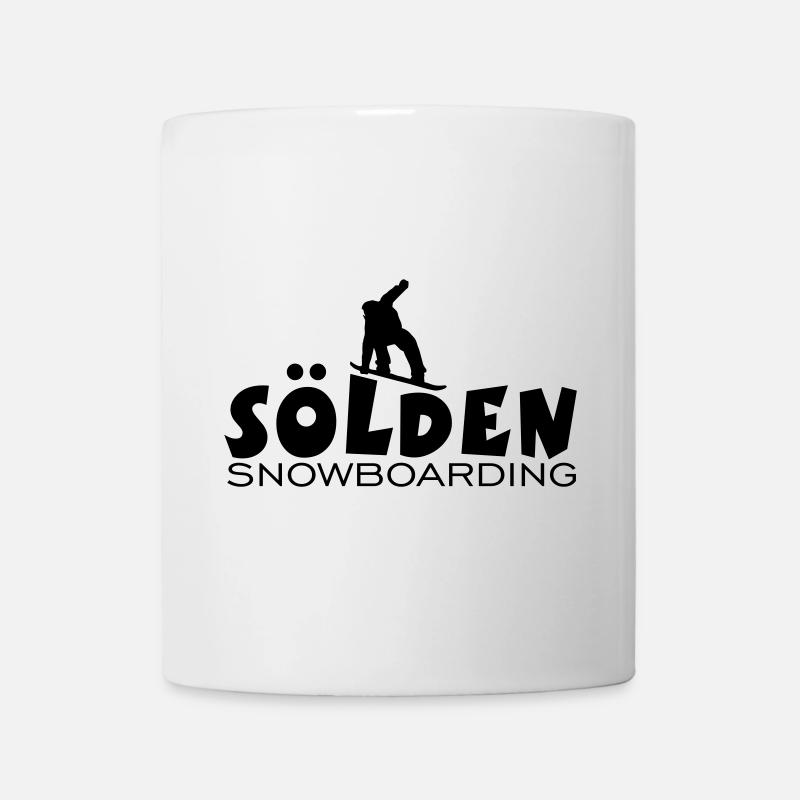 Sölden Snowboarding - Mug - white