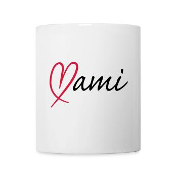 Mami Herz | Heart - Mug blanc - blanc - Devant