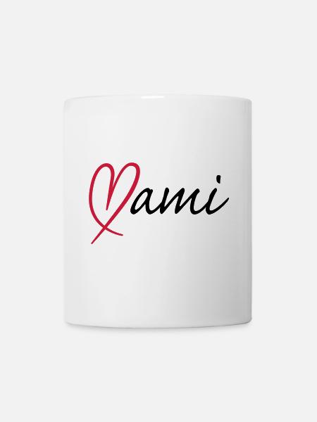 Mami Herz - Tasse - Weiß