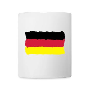 or rouge noir Allemagne flag Allemagne - Mug blanc - blanc - Devant