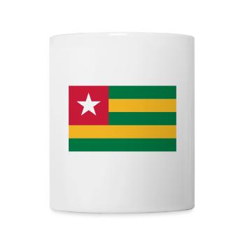 Togo Flagge - Tasse - Weiß - Vorne
