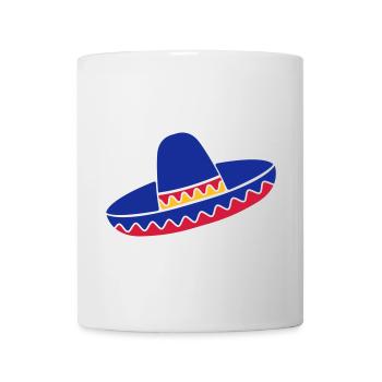 Sombrero Azul de Fiesta - Mug blanc - blanc - Devant