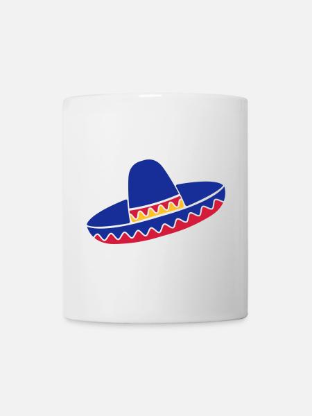 Sombrero Azul de Fiesta - Tasse - Weiß