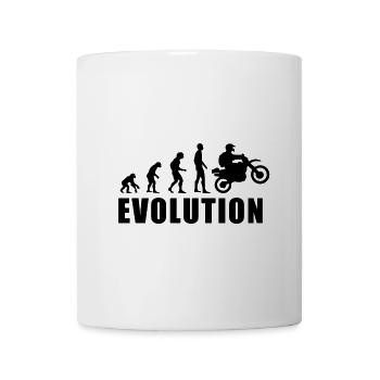 EVOLUTION Motocross Motorrad Geschenk - Tasse - Weiß - Vorne