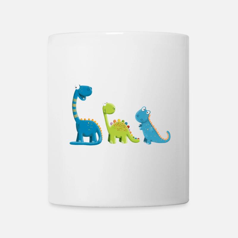 Drôle De Dinosaure Espèces I Dino Enfants Cadeau - Mug blanc - blanc
