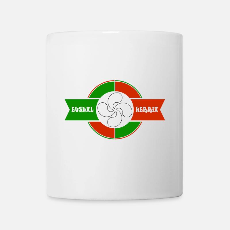 Croix du pays Basque 2 - Mug blanc - blanc