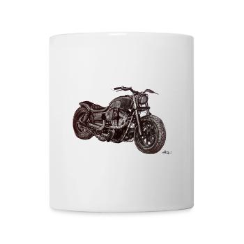 MOTO concept old school racing car - Mug - white - Front