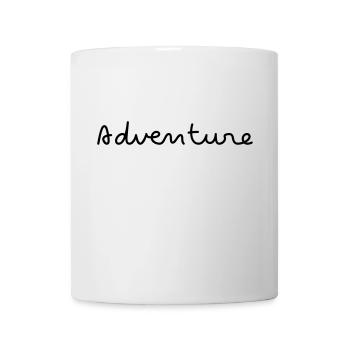 Adventure Adventure lettering simply hipster - Mug - white - Front