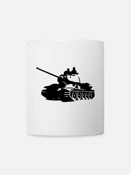 Panzer T-34 - Tasse - Weiß