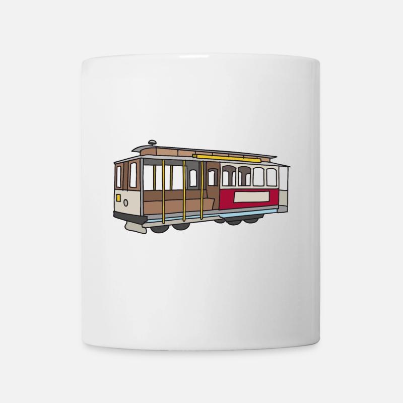 San Francisco Cablecar c - Tasse - Weiß