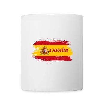 Espagne Drapeau / Cadeau Madrid Barcelone - Mug blanc - blanc - Devant
