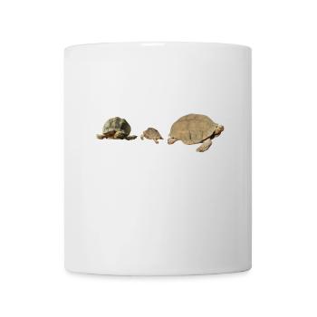 Famille de tortues - Mug blanc - blanc - Devant