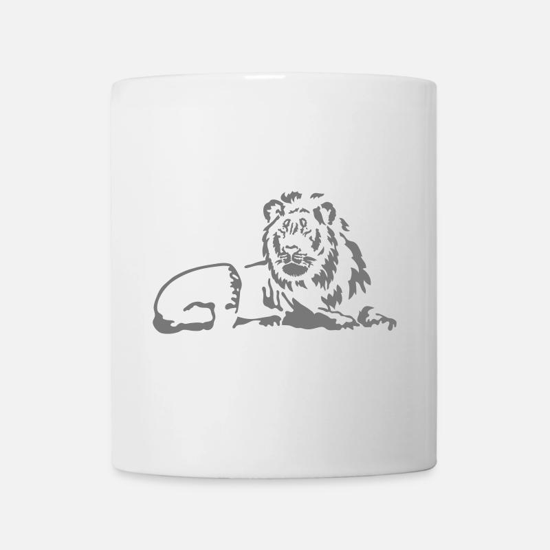 Lion - Mug blanc - blanc