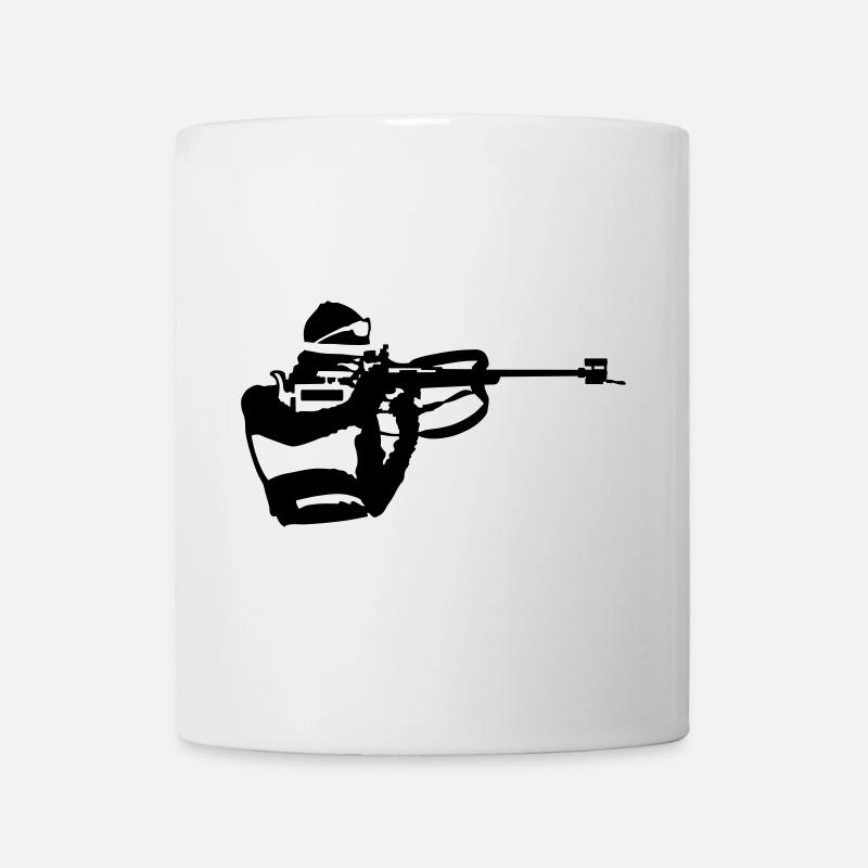 Biathlon - Tasse - Weiß