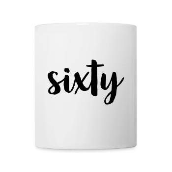 60 sixty 60th birthday gift number 60 number - Mug - white - Front