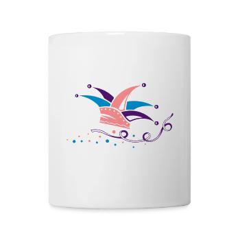 Fool’s Cap Fool’s Hat Carnaval Carnaval - Mug blanc - blanc - Devant