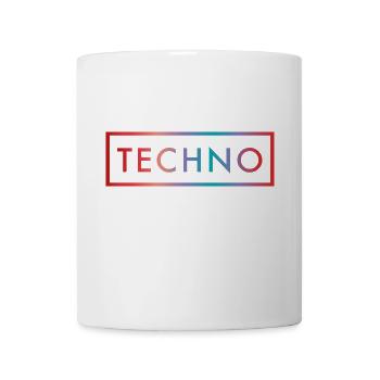 Techno Color Minimal Gift - Mug blanc - blanc - Devant