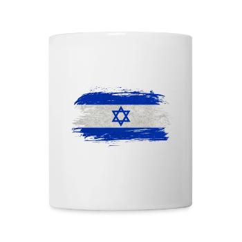 Israel Flag / Gift Haifa Jerusalem Tel Aviv - Mug - white - Front