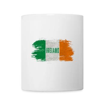 Irlande Vintage Drapeau / Cadeau Belfast Dublin - Mug blanc - blanc - Devant