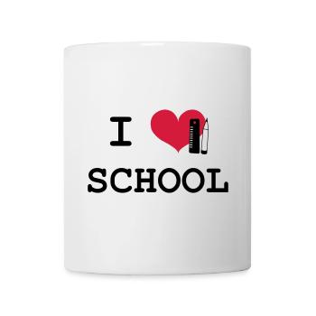 I Love School - Mug - white - Front