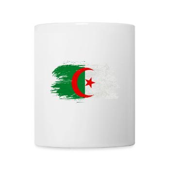 Algerien Vintage Flagge / Geschenk Algier - Tasse - Weiß - Vorne