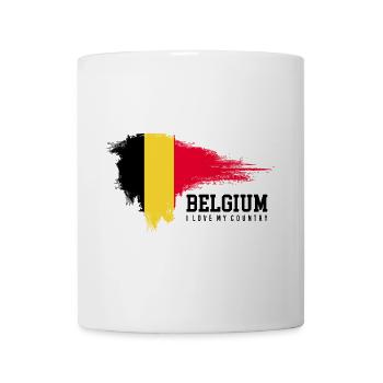 Yellow Stroke Red Splash - Mug - white - Front