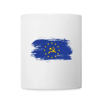 European flag with hammer and cress / Gift - Mug - white - Front
