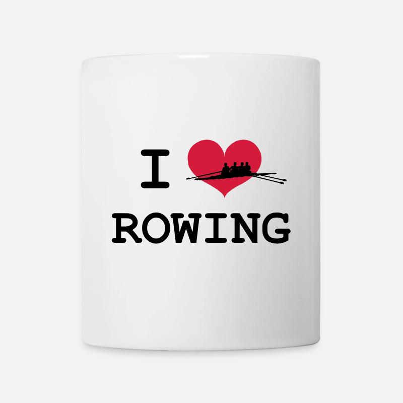 I Love Rowing - Mug blanc - blanc