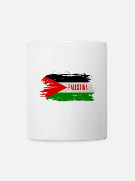 Palästina Flagge / Geschenk - Tasse - Weiß