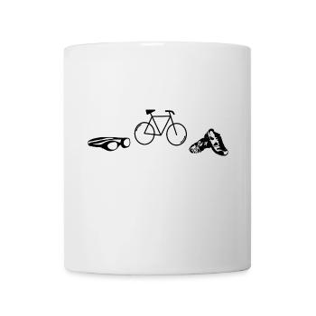 triathlet instrument - Tasse - Weiß - Vorne