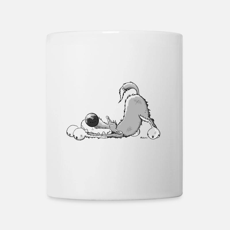 Bonne loup gris - Mug blanc - blanc