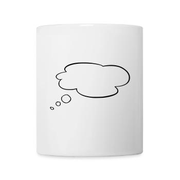 Thought bubble - Mug - white - Front