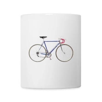 Rennrad 50er Jahre - Tasse - Weiß - Vorne
