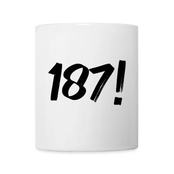Zahlen Eins Acht Sieben - Tasse - Weiß - Vorne