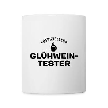 glühweintester weihnachten - Tasse - Weiß - Vorne