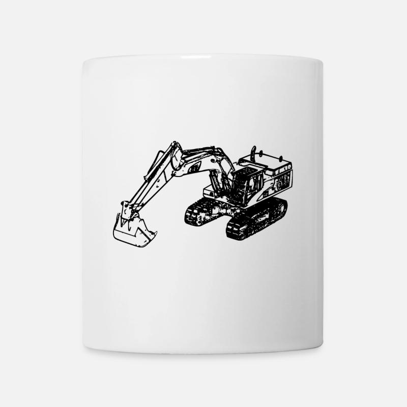 Pelle Sur Chenilles Pelle Sur Chenilles noir - Mug blanc - blanc