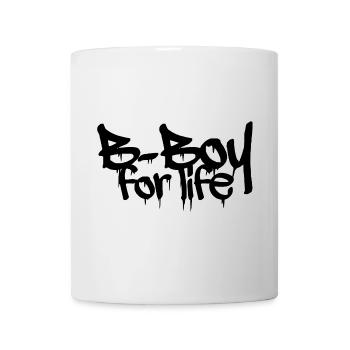 Bboy Lifestyle Graffiti Breakdance Crew Logo icon - Mug - white - Front